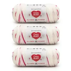 3 Pack Red Heart&reg; All In One Flower Power&trade; Yarn Cherry Blossom