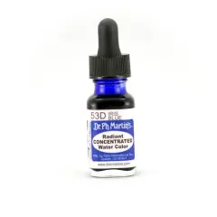 Dr. Ph. Martin's&reg; Radiant Concentrated Watercolor, 0.5oz. 53D Iris Blue