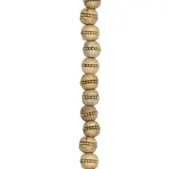 Brown & Gold Round Beads by Bead Landing&reg;