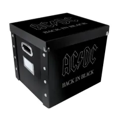 12" Snap-N-Store AC/DC Back In Black Vinyl Record Storage Box