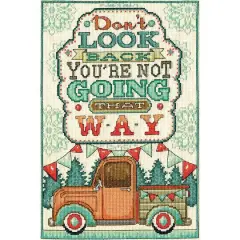 Design Works&trade; Don't Look Back Counted Cross Stitch Kit