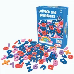 Junior Learning&reg; Rainbow Letters & Numbers Magnetic Activities Set 