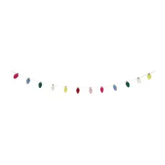 6ft. Multicolor Fabric Bulbs Garland by Ashland&reg;