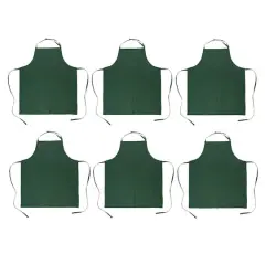 DII&reg; Dark Green Chef Aprons, 6ct.