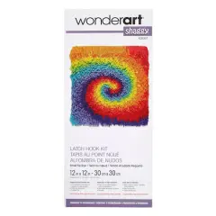 Wonderart&reg; Shaggy Small Tie-Dye Latch Hook Kit
