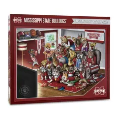 College Football Purebred Fans A Real Nailbiter 500 Piece Puzzle Mississippi St Bulldogs