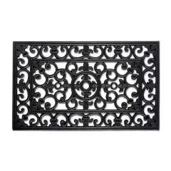 DII&reg; J&M Wrought Iron Rubber Doormat