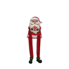 4" Sitting Santa Dangle Legs Tabletop D&eacute;cor by Ashland&reg;