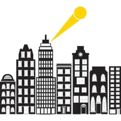 WallPops City Of Heroes Wall Art Kit