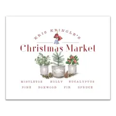 Kringle Christmas Market Canvas Wall Art