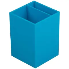 JAM Paper Plastic Pen Holder Blue