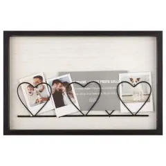 5 Opening Black Wire Heart Collage Frame by Studio D&eacute;cor&reg;