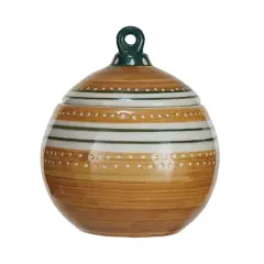 Hello Honey&reg; 5.75" Wax Relief Ornament Stoneware Jar