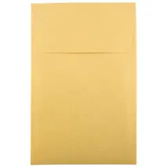 JAM Paper A10 Gold Stardream Policy Metallic Invitation Envelopes