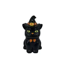 Black Cat Ceramic Cookie Jar by Makery&trade;