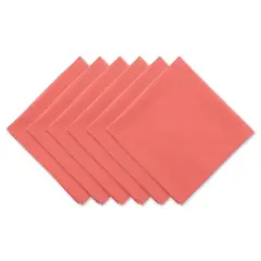 DII&reg; Solid Oversized Napkin, 6ct. Coral Reef