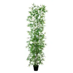 11ft. Potted Artificial Green Bamboo Tree