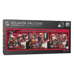 NFL Game Day in the Dog House 1,000 Piece Puzzle Atlanta Falcons