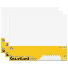 UCreate&reg; White 22" x 28" Poster Board, 3 Packs of 10