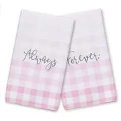 Always & Forever Buffalo Check Tea Towel Set