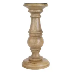Wood Carved Pillar Candle Holder by Ashland&reg;