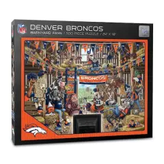 NFL Barnyard Fans 500 Piece Puzzle Denver Broncos