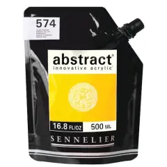 Sennelier Abstract&reg; Innovative Acrylic, 500mL 574 Primary Yellow