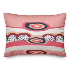Funky Wave Pattern Throw Pillow
