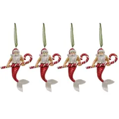 National Tree Company Santa Merman Ornaments, 4ct.