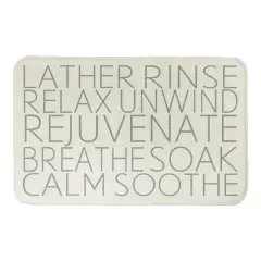Relaxing Bath 34" x 21" Bath Mat