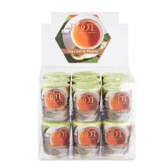 Root Candles Scented 20 Hour Beeswax Blend Votive Candles, 18ct. Tea Leaf and Honey
