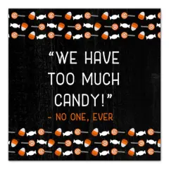 Too Much Candy Canvas Wall Art