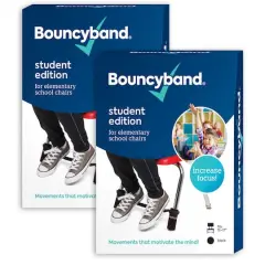 Bouncyband&reg; Black Bands for Elementary School Chair, 2ct.