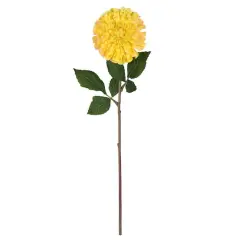 Yellow Zinnia Artificial Stem, 3ct.