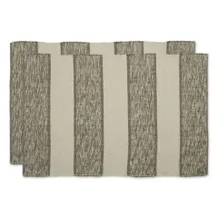 DII&reg; Artichoke Variegated Stripe Recycled Yarn Rug Set, 2ft. x 3ft.