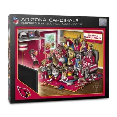 NFL Purebred Fans A Real Nailbiter 500 Piece Puzzle Arizona Cardinals