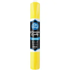 PA Vinyl Gloss Permanent Adhesive Vinyl Bright Yellow