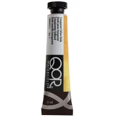 QoR&trade; Watercolor Tube, 11mL Transparent Yellow Oxide