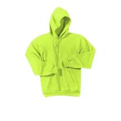 Port & Company&reg; Colors Essential Fleece Pullover Hooded Sweatshirt Safety Green
