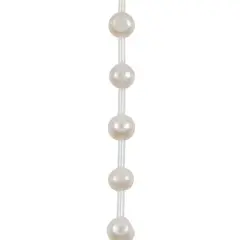 White Potato Freshwater Pearl Beads by Bead Landing&trade;
