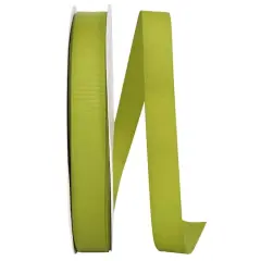 JAM Paper 7/8" x 100yd. Grosgrain Ribbon Green Grass
