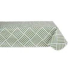Artichoke Grid Vinyl Tablecloth 60" x 84"