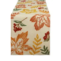 DII&reg; 70" Scattered Leaves Table Runner