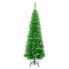 6ft. Unlit Rowan Pencil Slim Artificial Christmas Tree
