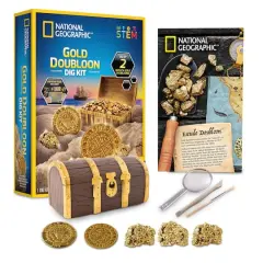 National Geographic &trade; S.T.E.M. Gold Doubloon Dig Kit