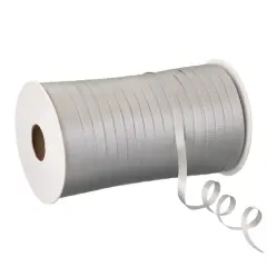 500yd. Textured Curling Ribbon by Celebrate It&trade; Silver