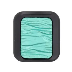 Finetec Pearlescent Watercolor Pan Pearlescent Caribbean Green