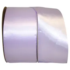 JAM Paper 2.5'' x 50yd. Double Face Satin Ribbon Orchid