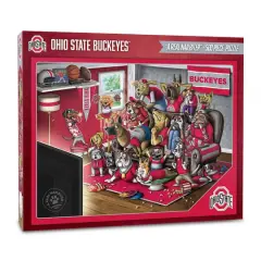 College Football Purebred Fans A Real Nailbiter 500 Piece Puzzle Ohio State Buckeyes