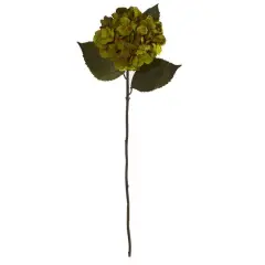 32'' Hydrangea Artificial Flower Stem, 6ct. Green